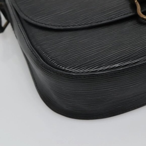 LOUIS VUITTON Epi Saint Cloud GM Shoulder Bag Black Noir M52192 LV Auth 136415 - Picture 3 of 16